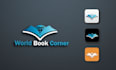 educational , courses , academy ,  training and learning logo