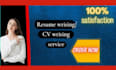 professional cv writer and cover letter in 12 hrs