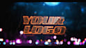 create cyberpunk neon light logo reveal intro animation video