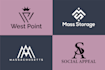 do creative monogram luxury fashion clothing brand logo