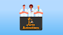 create a custom animation video in german