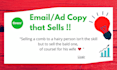 do email copywriting and write persuasive cold email sequence copy that sells