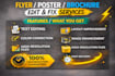 professionally edit or fix your flyer, poster or brochure