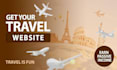 create a travel agency website with tour booking system