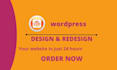 design or redesign a new ecommerce shop in wordpress