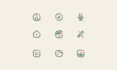 create custom icon, flat icon, realistic icon pack