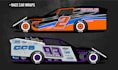 create professional racing car wrap design