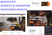 build your nonprofit website for charity, donations, fundraising and ngo