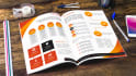 design book interior, cover, layouts and magazine using adobe indesign