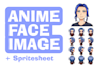 make anime face and sprites for games