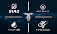 do a modern tech startup ,security and technology logo