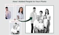 do photoshop editing to remove person or object and add or replace objects