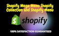 create shopify mega menu shopify menu and shopify collection