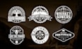 do retro badge, patch, emblem, and vintage logo design