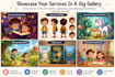 vibrant kids cartoon illustrations
