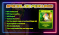 create 3d parallax, crypto nft trading card  animation
