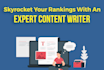 be your content writer for website copywriting