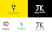design a flat minimalist logo