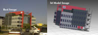 make a 3d landmark model with texture