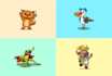 draw cute cartoon animal character