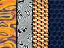 do a repeated seamless geometric pattern design