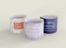 do luxury candle label design and box design
