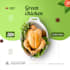 creat social media posts for medical and  food content