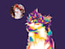 draw your pet into vector wpap pop art