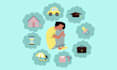create vector flat illustration for brand, website, blog, animation