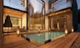 landscape, backyard, garden, pool, architect
