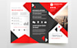 design creative trifold brochure, flyer, rack card