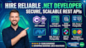 develop a secure rest API using asp dot net core and csharp with jwt authenticat