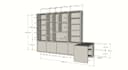 custom 2d 3d drawer and cabinet detail with animations