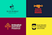 do unique minimalist business logo design and brand kit