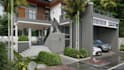 give 3d exterior design having 3d exterior rendering and 3d animation