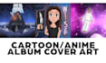 make you a cartoon anime cover art