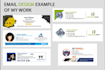 create professional clickable HTML email signature