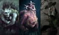 draw fantasy creatures and custom monster illustration