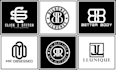 do a luxury clothing line, apparel, business monogram logo