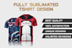 design fully sublimated shirt design