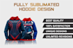 design sublimated hoodie design