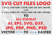 vector tracing, vectorize image, convert logo, image to vector, svg, cut files
