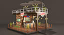 design the exhibition stand, trade show booth, expo stall, or kiosk