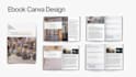 design a premium ebook, guide or training manual in canva