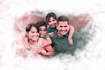 make an amazing, realistic family and group watercolor portrait