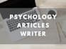 write articles and posts on mental health and wellness