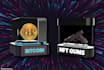 create 3d box nft crypto art card coin animation with your nft business