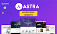 create clean and modern website by astra and elementor pro