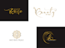 beauty skin care natural makeover logo design