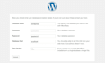 connect domain to hosting and install wordpress
